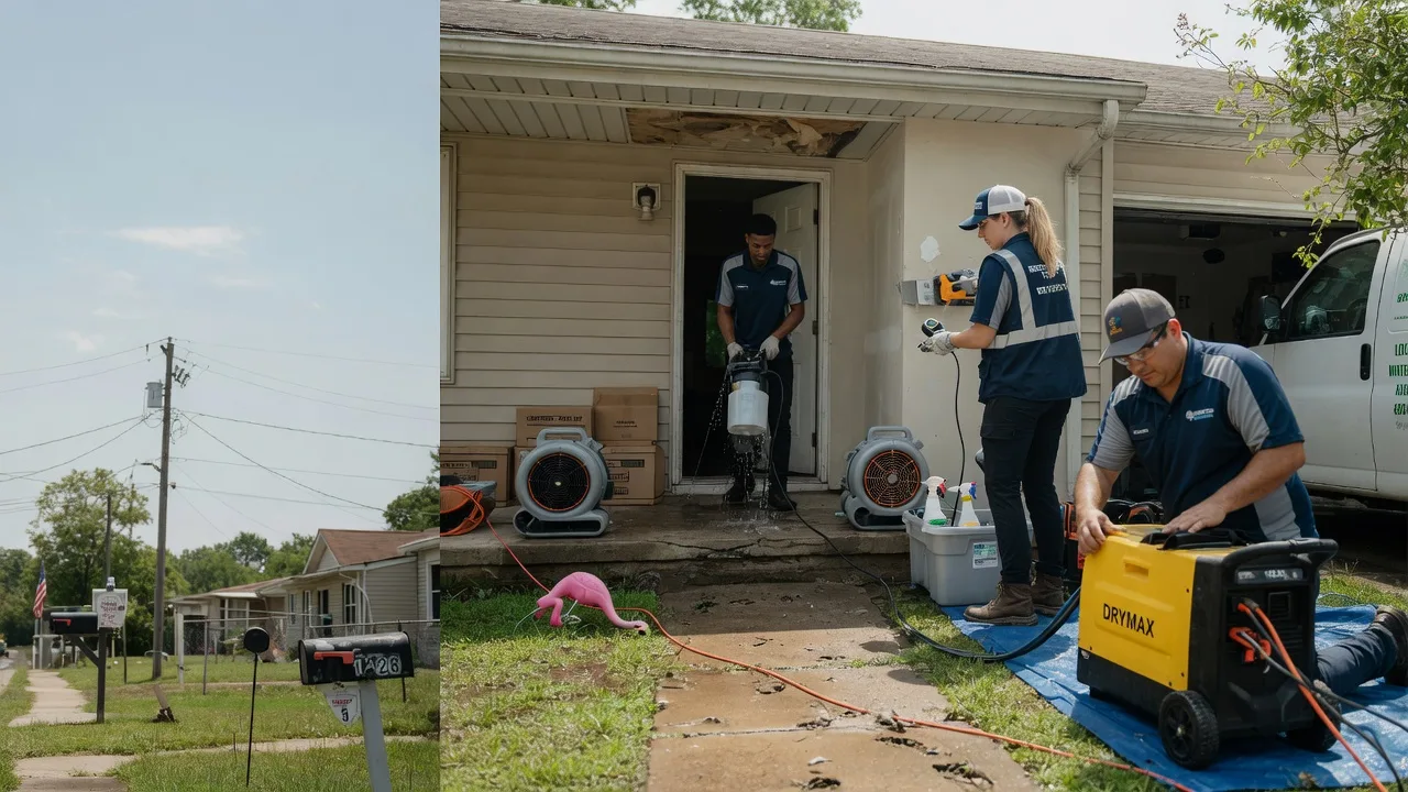 Storm Damage Water Removal in Rush Springs, OK near me